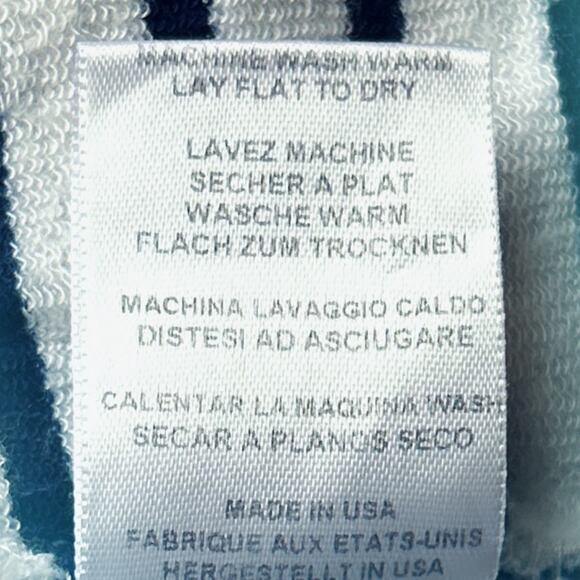 Anthropologie Dolan Nautical Gray Navy Blue Striped Blazer Jacket Size Small - Picture 8 of 8